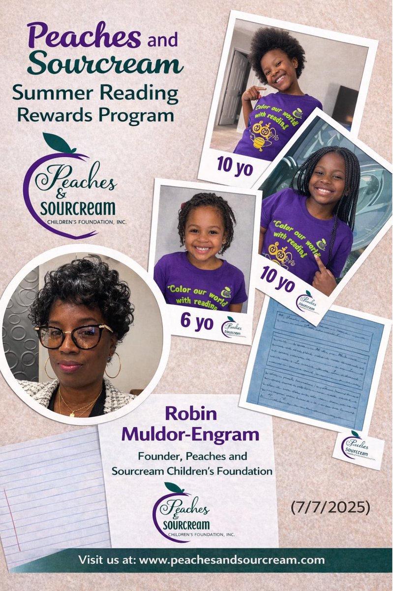 EngramMuldor's tweet photo. 📣🗣️HELLO, IS ANYBODY HERE?🥰
If you know any parents with children ages 6 to 12 who would enjoy a fun and engaging summer program focused on reading and writing,
Program Cost:
$25 application fee
https://t.co/LBa49TMsCb
Participants Receive:
• 21 books to keep
• Program Tees https://t.co/1ztiREO4pj