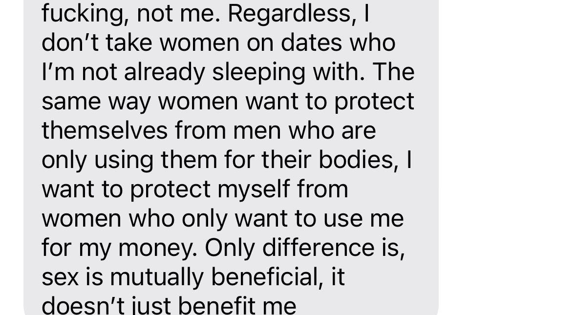 CaitlinRitchie6's tweet photo. From a “man” I hadn’t even met yet… lmfaoooooo yall lil boys are so fucking sad. Bitch I make more money than you and have more in the bank than you EVER will 🤣🤣🤣🤣 comparing men using women for their bodies to women using men for their “non existent money” 🤡🤡 https://t.co/NLhzLfzYns