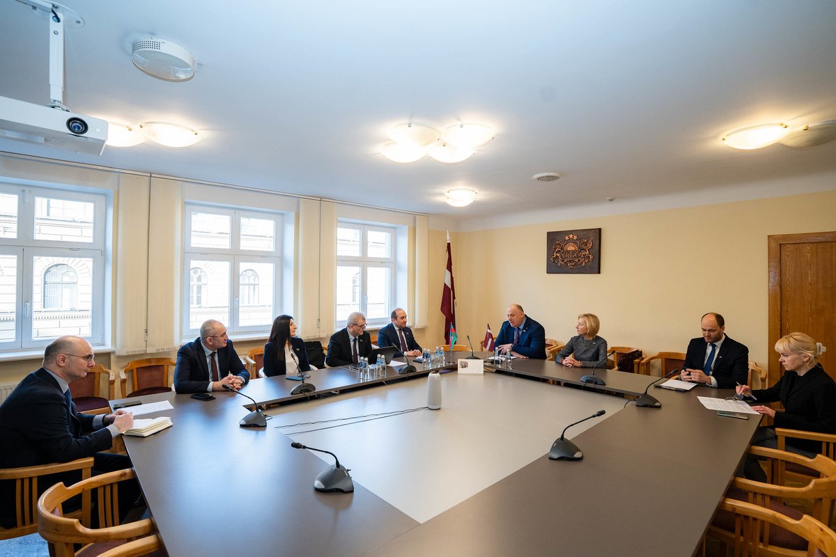 kamranbayramovm's tweet image. Had a wonderful #meeting with our good friend Raimonds Berqmanis, chairman of the Committee on Defence, Internal Affairs and Corruption Prevention of the Latvian #Saeima and productive #discussions on #defence, #security and #parliamentarydiplomacy issues between 🇱🇻 &amp;amp; 🇦🇿