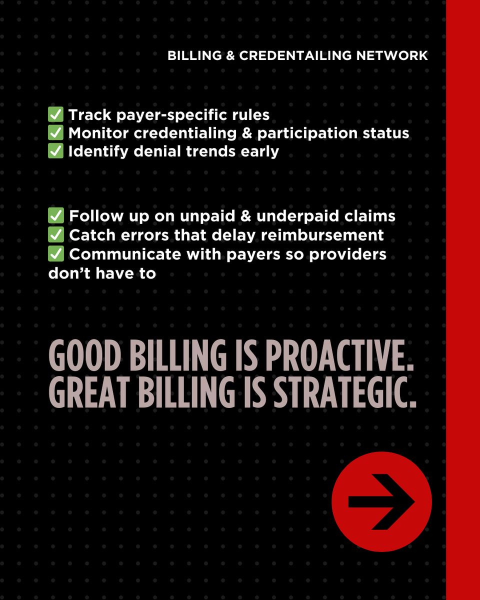 Billing & Credentialing Network, LLC tweet media