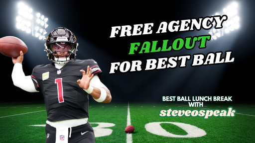 SO much NFL News to keep up with and analyze! 

Join <a href="/Steveospeak/">Steve Shoup</a> at 1 pm EST on the <a href="/FanspeakDegens/">FanspeakDegens</a> Network for Best Ball Lunchbreak!

Watch, draft &amp; chat with Steve at link below at 1 pm EST! ⬇️