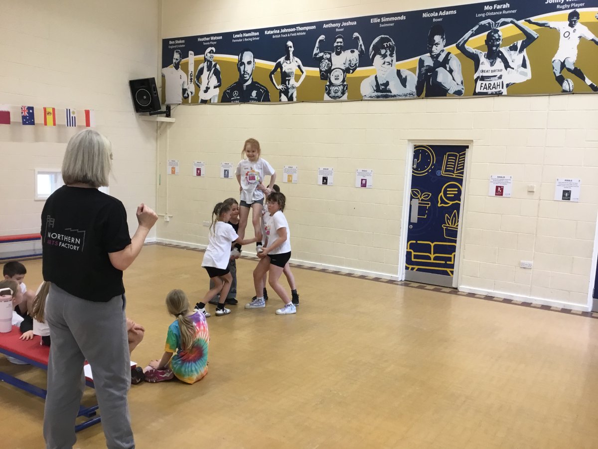 dean_primary's tweet photo. Our Year 3 & 4 pupils started their 6-week programme with @NorthernArtsFac this week as part of A Chance to Dance! ๐ญ
Theyโll be singing and dancing to โSeize the Dayโ from the musical Newsies.
We canโt wait to see the final performance! โจ #ChanceToDance #SchoolArts https://t.co/0qVV3JuHsN