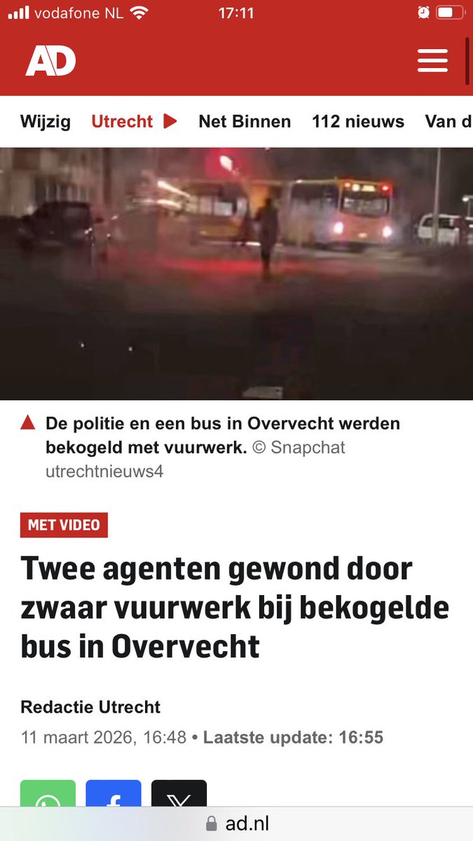 Helemaal niets hierover bij de NOS en in het NOS Journaal.

Dit wordt bewust niet getoond zo vlak voor de gemeenteraadsverkiezingen.

#Overvecht <a href="/NOS/">NOS</a> <a href="/nosnieuws/">NOSJournaal</a> <a href="/OmroepOmbudsman/">Ombudsman voor de publieke omroepen</a> <a href="/nvj/">Nederlandse Vereniging van Journalisten</a> #saneerdeNPO #tweedekamer