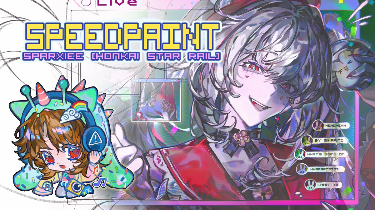 Mikarino_x's tweet image. Omg I’ve just started my YouTube channel….. sub if you interested in Speedpaints / oc content / guides / videos about MERCH HEHE 
💜 [Speedpaint] Sparxie | Honkai Star Rail youtu.be/imums2absp4?si…  💜

#sparxie #honkaistarrail #speedpaint