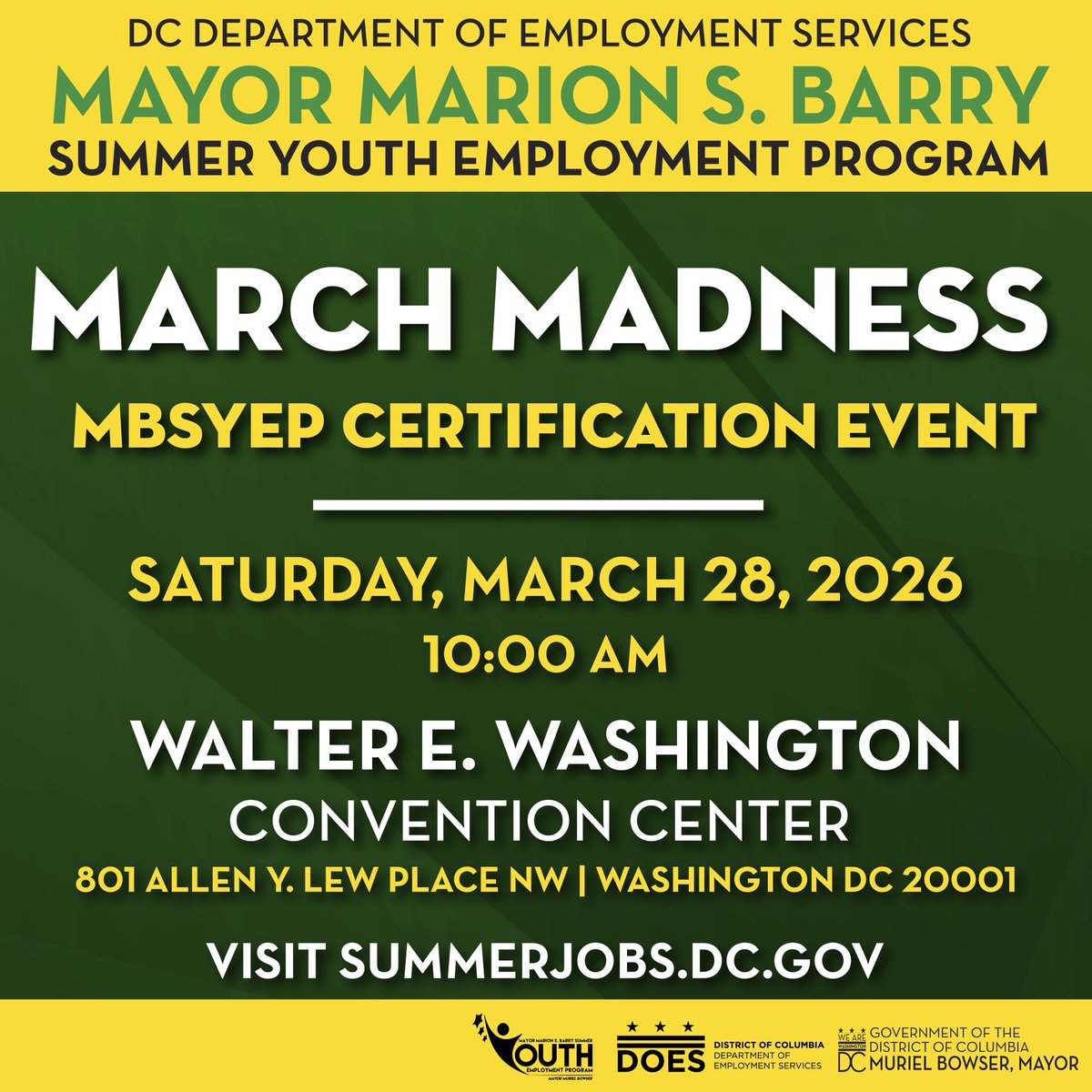 DC Department of Employment Services tweet media