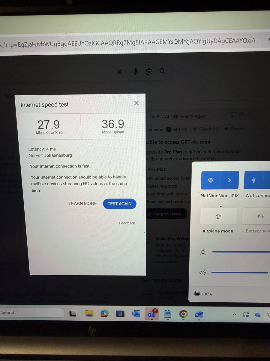 IamKev1's tweet photo. @NetNineNine I am currently paying R499 for 50/50 mbps https://t.co/EFmWbPmAms