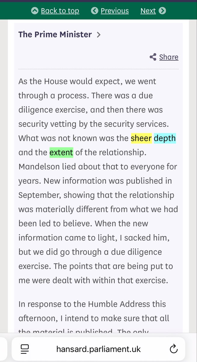 This is what Starmer said in parliament on 4 Feb 2026

Does this mean he misled the house? 

And this is just one example

<a href="/Alexarmstrong/">Alex Armstrong</a> <a href="/ZiaYusufUK/">Zia Yusuf</a> 

hansard.parliament.uk/Commons/2026-0…