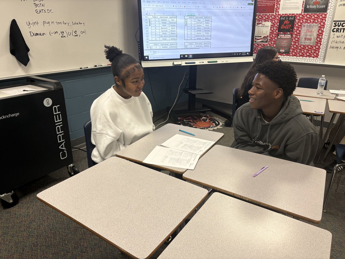 TravisHS_AVID's tweet photo. Our sophomores are ready to get summer jobs after practicing mock interviews! https://t.co/YebEDj5CIV