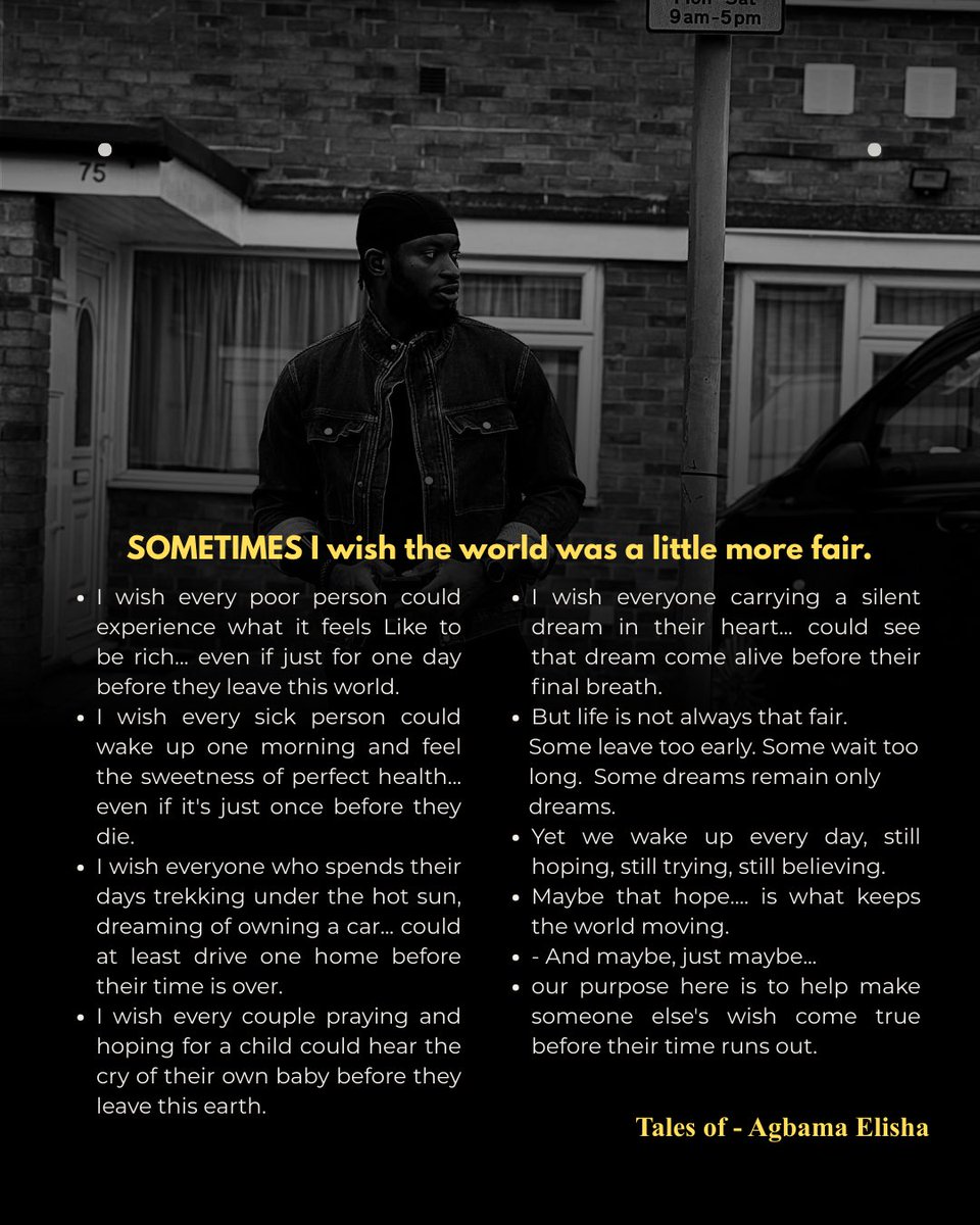 AgbamaE's tweet photo. Maybe the reason we are here is not just to chase our own dreams…
but to help someone else see theirs come alive. https://t.co/ZXsHAGJkyu
