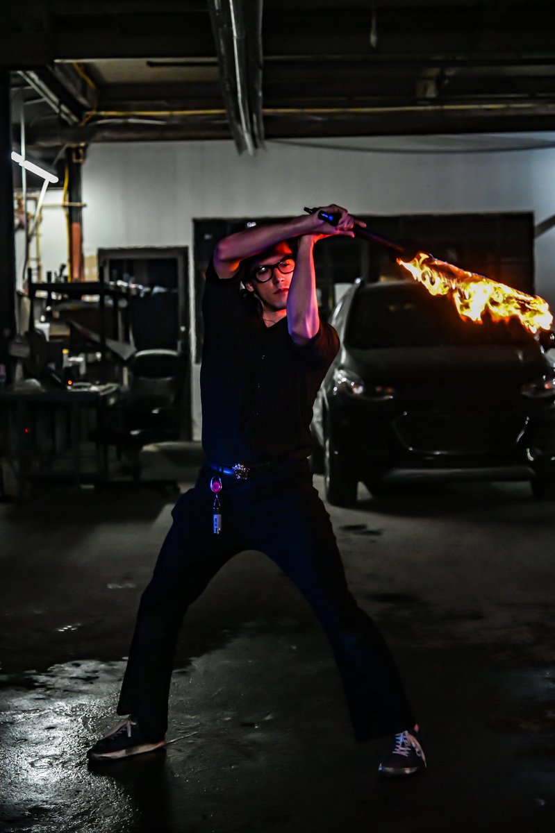 Mrsinent's tweet photo. Today's Skill Review!

Fire Props
(Fire Swords and Fire Staves)

When it's time to flow and dance in the flames, Nothing speaks more to Mr. Sin than the Fire Swords and Staves! 
Using double swords as well as various staves! 

Book now!
New Mr. Sin Merch Shop! 
 
Links in Bio https://t.co/NTwuOWeaRv