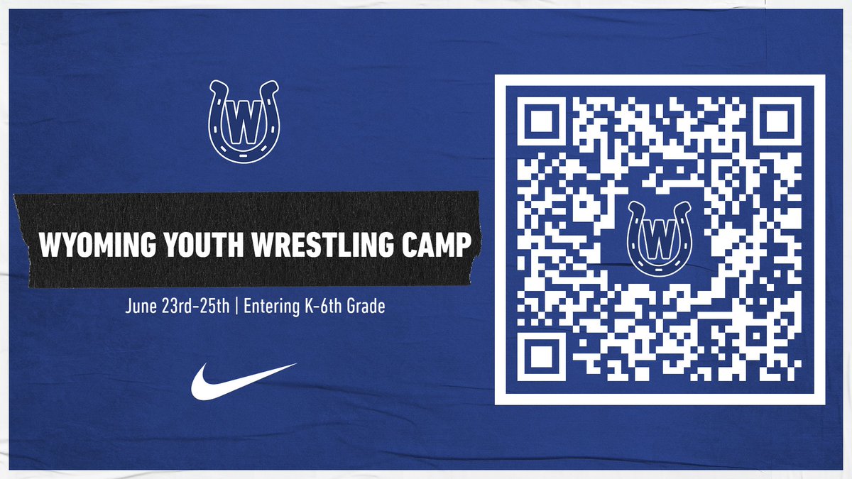 Registration is now open for Wyoming Youth Wrestling Camp! Don't miss out on the fun on June.