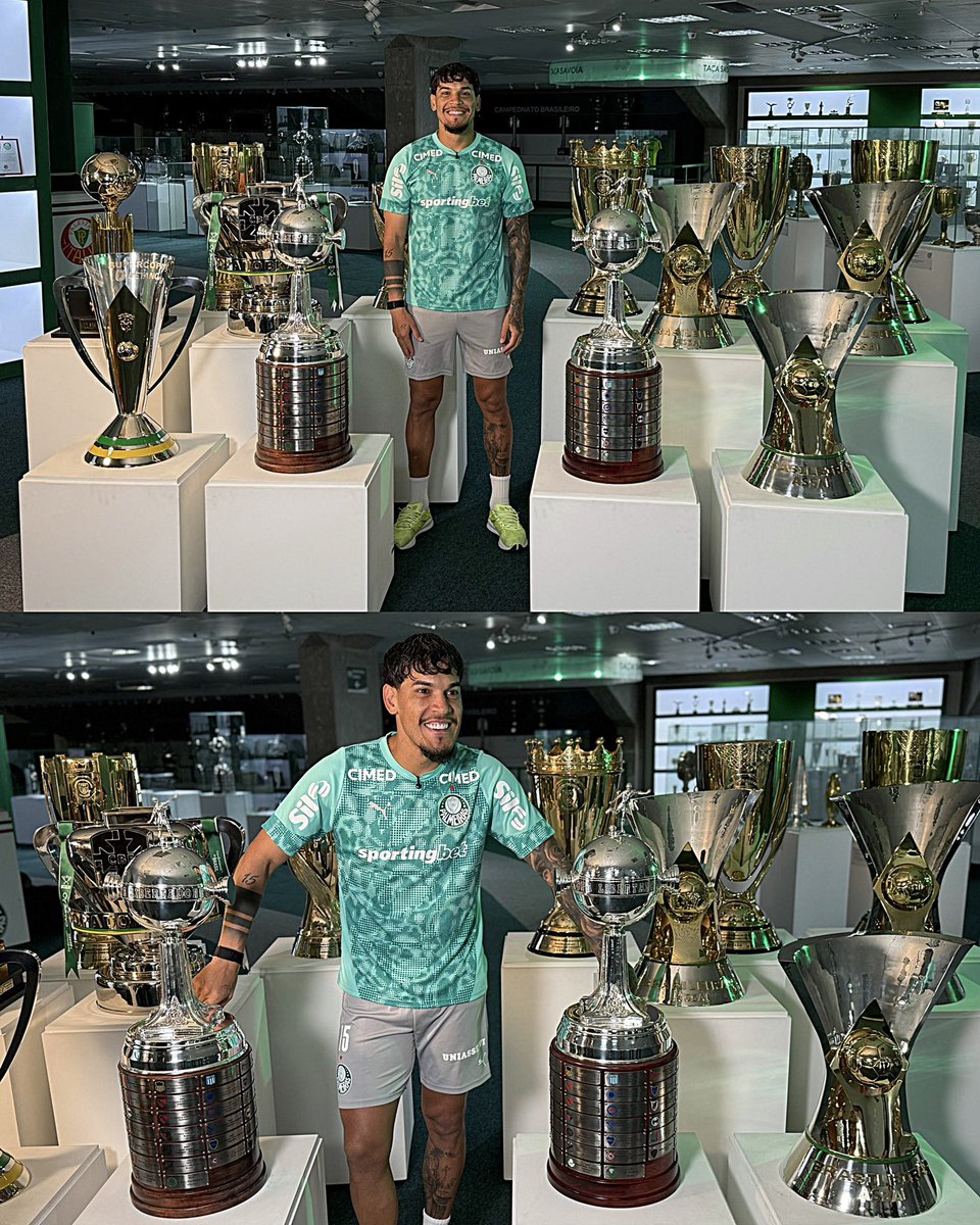 Gustavo Gómez e todos seus títulos.