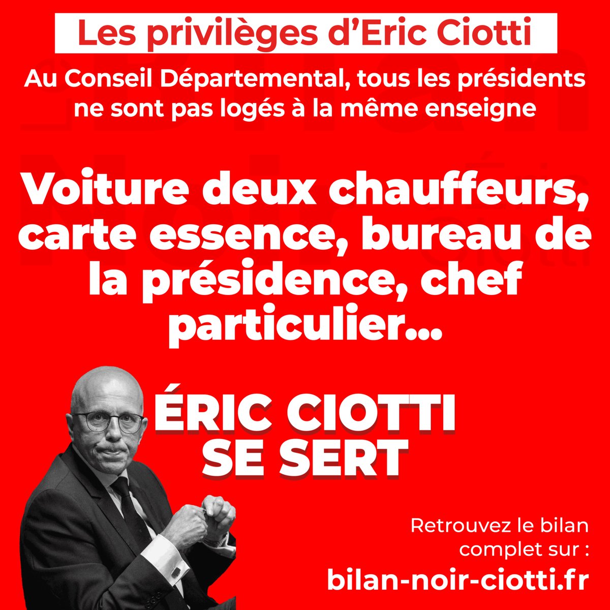 Bilan Noir d’Eric Ciotti tweet media