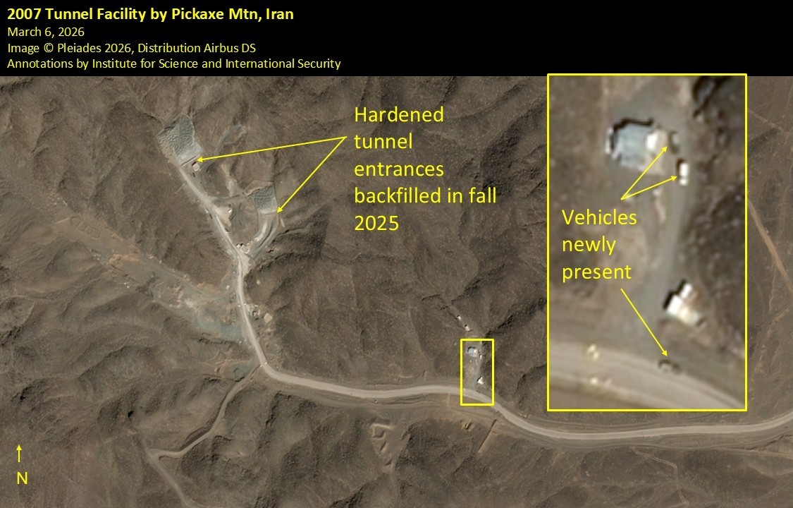 遗石 Did Iran move any enriched uranium into these older tunnels at