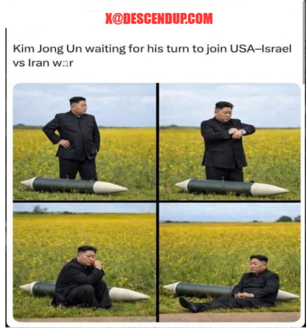 DescendUpAI's tweet photo. WW3 vibes outside, IPL energy inside.
Diplomacy failing, sanctions flying…
timeline still asking “Score kitna hua?”
#IranIsrael
#USIran
#GlobalConflict
#WorldPolitics
#DescendUpAI https://t.co/kOyVurc4WN