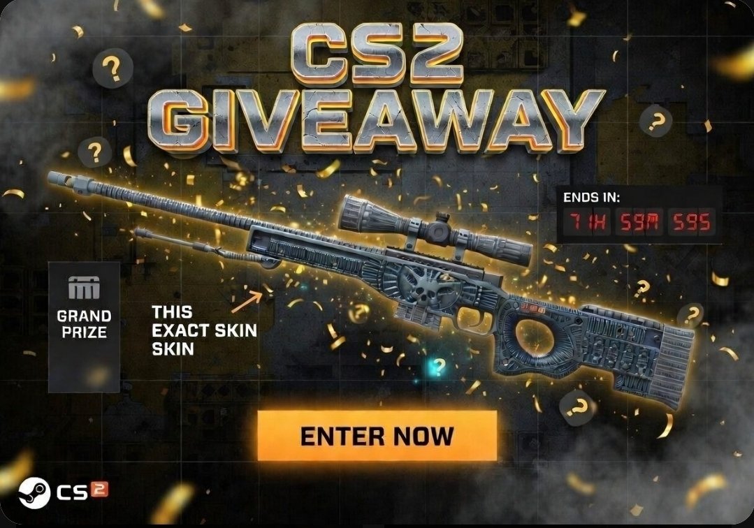 Destructum's tweet photo. 🧉Sponsored By @MrTreeGambling 🧉

👉 13$ AWP STATTRAK EXOSKELETON FT

✅Follow @MrTreeGambling /Retweet
☑️Subscribe/ Watch the video (Show proof-full page) 
https://t.co/WM0UC8ZCGK

⏰End in 3 Days 
#cs2 #cs2giveaway https://t.co/1QqrO3zh5F