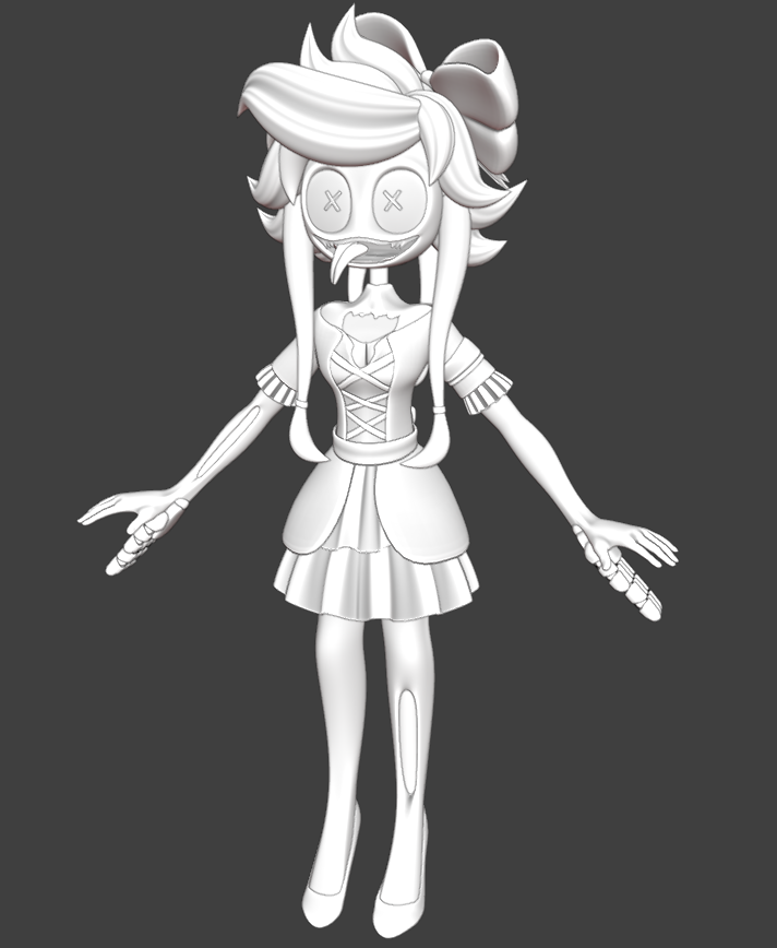 Zavra316's tweet photo. Well... Tesscyn WIP (I dunno, I just see that you guys like MD content, so I figured why not lol?) #blender #murderdrones https://t.co/PkW52ZWqGW