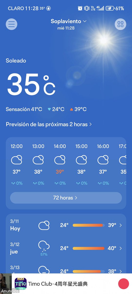 Josedavido02's tweet photo. Estoy en Soplaviento, Bolívar. Un pueblo a orillas del canal del dique, con una sensación térmica de 41°C y me acaban de dar una sopa hirviendo.
Cuando llegue al infierno voy a estar es relajado. https://t.co/skUPCDgqoY