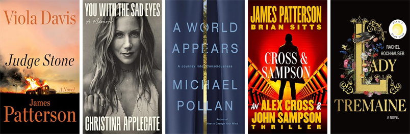 Granby_Library's tweet photo. This week the Granby Free Public Library has 64 new books.  New items include Judge Stone, You with the Sad Eyes, A World Appears, Cross and Sampson, Lady Tremaine, The Lie You Don't Know You Believe, It's Not Her, and All About Allergies. https://t.co/wugGeAaomu https://t.co/9zs0fyB9cS