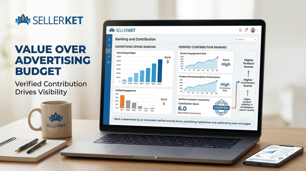 sellerket_'s tweet image. Platform algorithms often favor who pays more — not who delivers more value. 💸

Sellerket’s reward structure recognizes genuine contribution through verified activity scores 🔗📊, not just ad spend.

Merit over marketing budgets.

#Sellerket #Web3 #Blockchain #Ecommerce #Creator