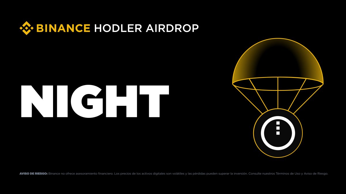 Ya salió el sol… pero $NIGHT - <a href="/MidnightNtwrk/">Midnight</a>  aterrizó en la wallet de todos los HODLers 🌙🪂

¿Ya viste el tuyo? Puedes tradearlo ahora.

👉🏽binance.com/es-LA/support/…