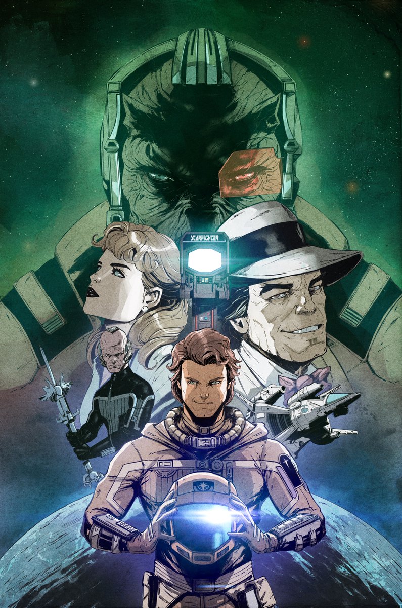 pauldavidson's tweet photo. Awesome art from Willi Roberts (@williroberts1) teasing the upcoming comic book story sequel to the original feature film #TheLastStarfighter from the 80's. 

Yes. It will look this good. https://t.co/K7AEjFLfsR
