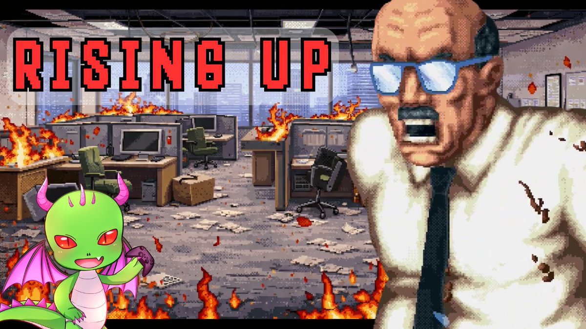 dragan_kill's tweet photo. Climbing the corporate ladder… with my fists 🥊💼

Rising Up turns office life into absolute chaos as I punch my way through coworkers and cubicles 😂

Watch the madness unfold! 👀

https://t.co/jVywb4Uzq3

#IndieGame #IndieGaming #Gaming #VTuber #LetsPlay https://t.co/NFABJTzeKr