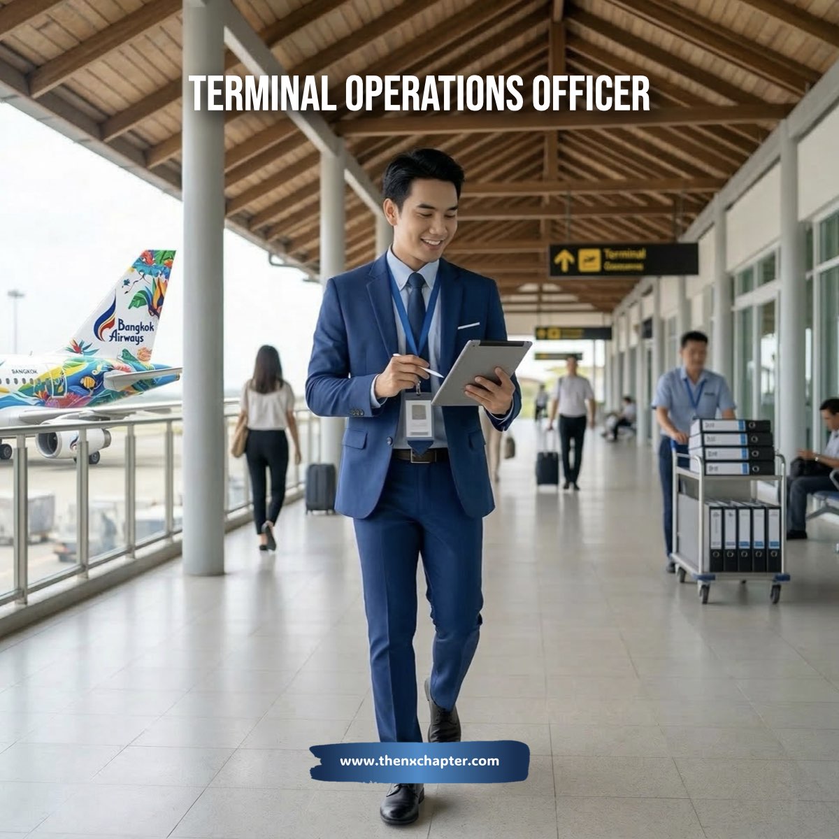 thavcareers's tweet photo. Bangkok Airport Management รับสมัคร Terminal Operations Officer ที่สนามบินสมุย ขอ TOEIC 550+

ดูรายละเอียด 👉🏻 https://t.co/qv2q5anryx

ส่ง Resume ไปที่อีเมล hr@bangkokairportmanagement.co.th

#BAMCareers #SamuiAirport #TerminalOperations #งานสนามบิน #AviationCareer https://t.co/q3QeOW03PE