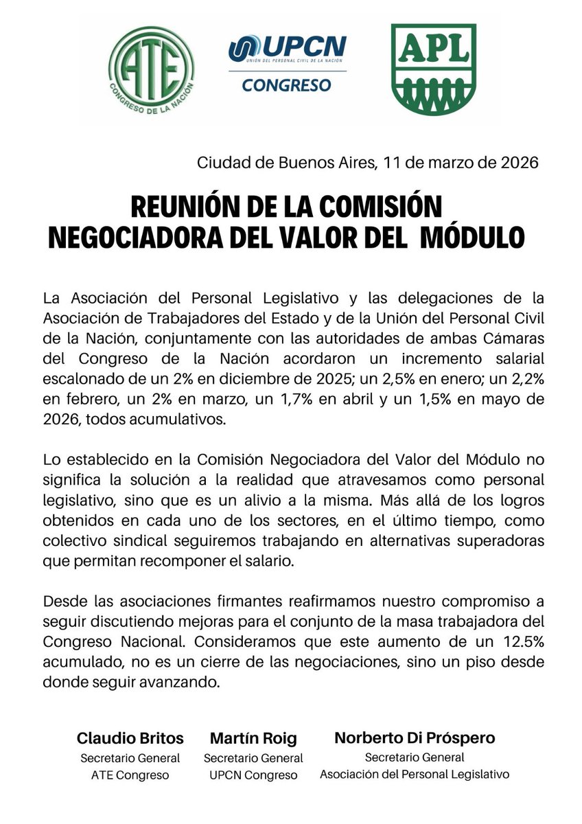 🇦🇷ATE CONGRESO 🇦🇷 ⭐⭐⭐ (@ate_congreso_ok) on Twitter photo 