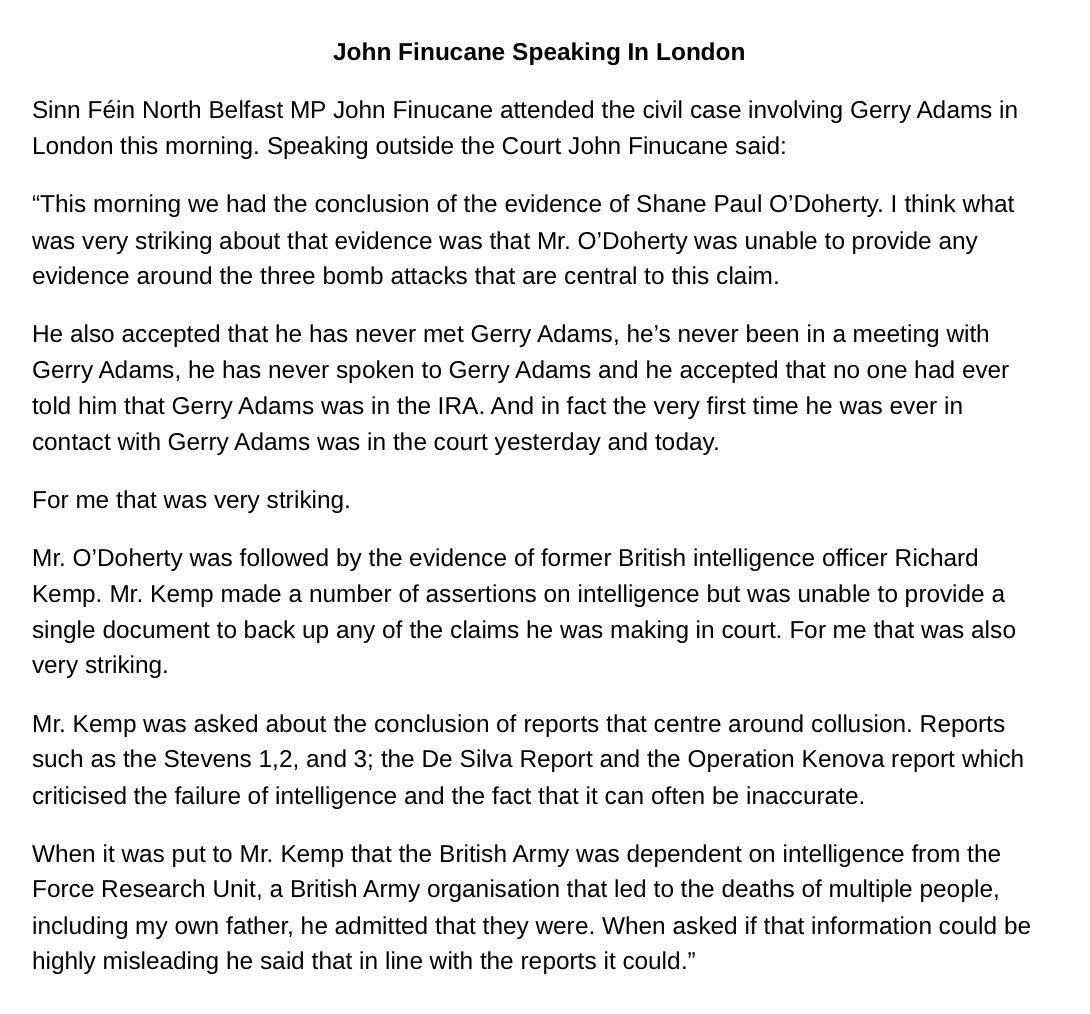 Gerry Adams tweet media