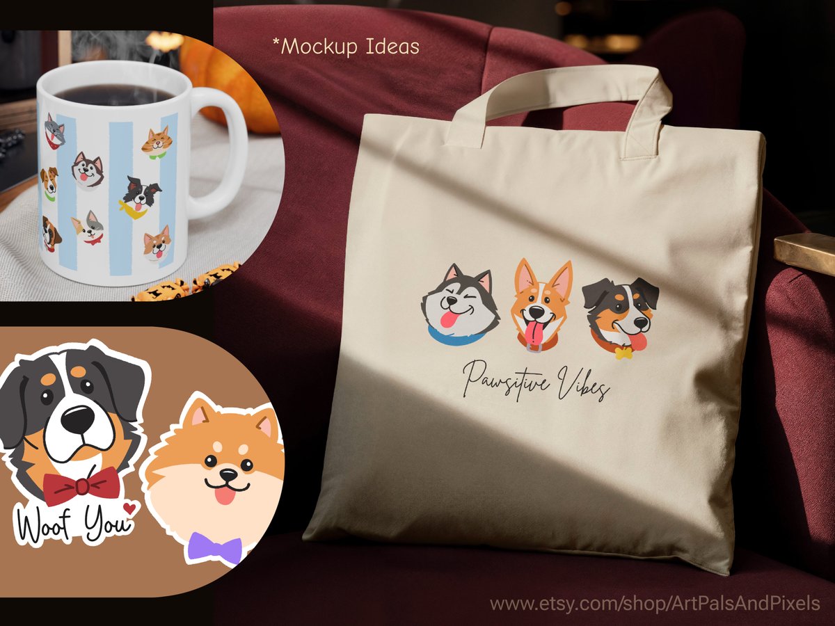 ArtPalsPixels's tweet photo. Dog & Cats PNG files❤️
—perfect for both digital and print crafts.
Link on our Profile
#etsy #pattern #clipartbundle #pngfiles #petdesign #petdrawing #prints #totebag #mugs #stickers https://t.co/KtiStFFoXn