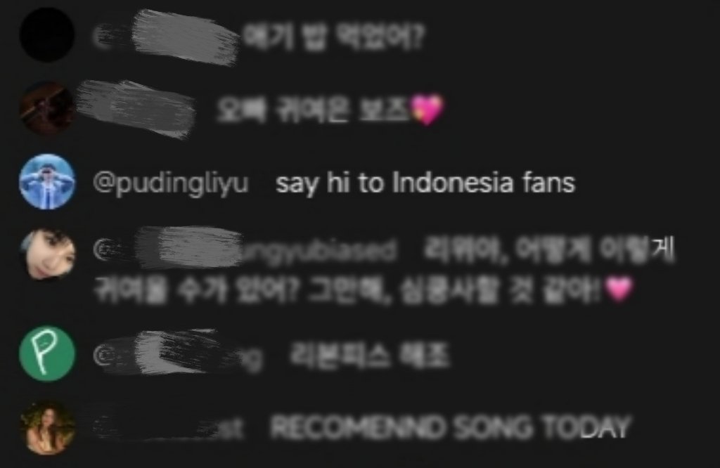 Puddingliyu's tweet photo. "say hi to Indonesia fans" CIHUYYY 
😭😭😭😭😭🤭🤭🤭 https://t.co/v2tiplnCs3