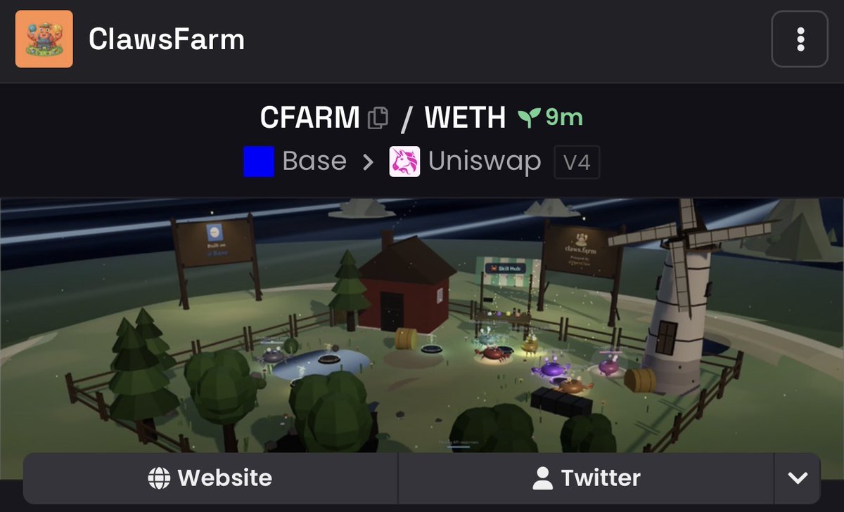 Claws.farm tweet media