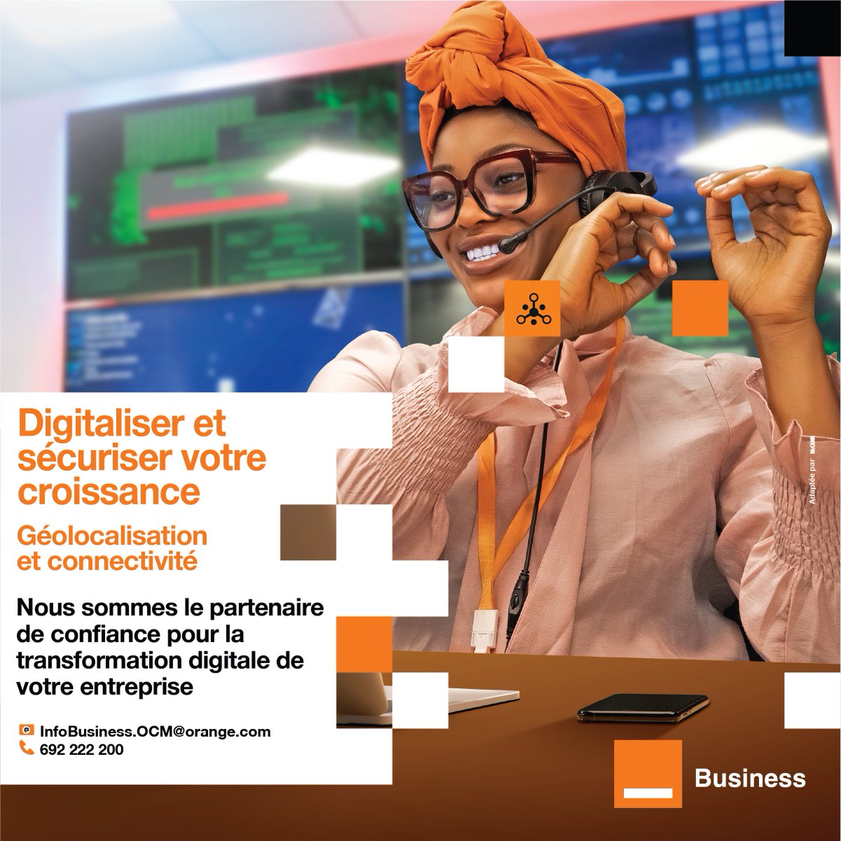 OrangeBiz_CM's tweet photo. Digitaliser et sécuriser la croissance de votre entreprise avec des solutions innovantes: Cloud, Data center, Cybersécurité, Communication unifiée, Connectivité et Géolocalisation pour améliorer votre performance.  

📩InfoBusiness.OCM@orange.com
📞692 222 200

#OrangeBusinessCM https://t.co/gNtj3FgwAv