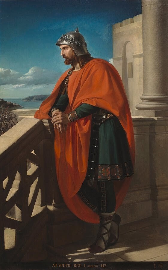 "To begin with, I ardently desired to blot out the Roman name and to bring whatever was Roman under the sway of the Goths. I desired that Romania should become Gothia and that Ataulf should be what Caesar Augustus had been. But I have been taught by much experience that the