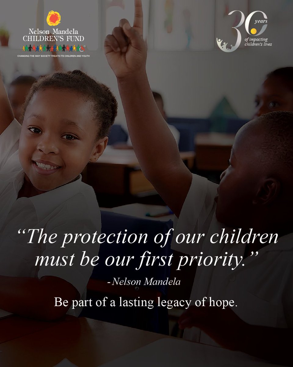 Nelson Mandela Children's Fund tweet media