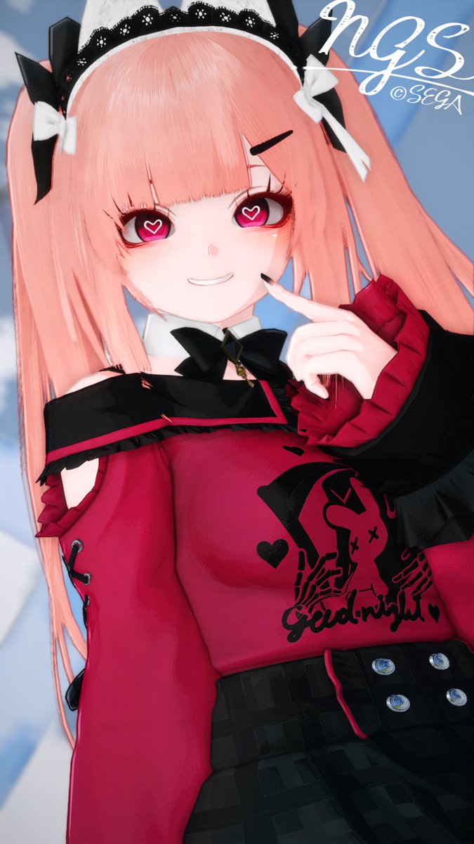 ｵﾊﾝﾖ～～💌
#PSO2NGS_SS #時雨ロゴ