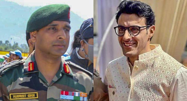 COLONEL MANPREET SINGH
(19 RR #IndianArmy)
DySP HUMAYUN BHAT 
(<a href="/JmuKmrPolice/">J&K Police</a>)

Both were born on the same date.
Both were immortalised on the same date.
Both were later decorated with KIRTI CHAKRAS.

Homage to both of them on their birth anniversaries today.

Colonel Manpreet