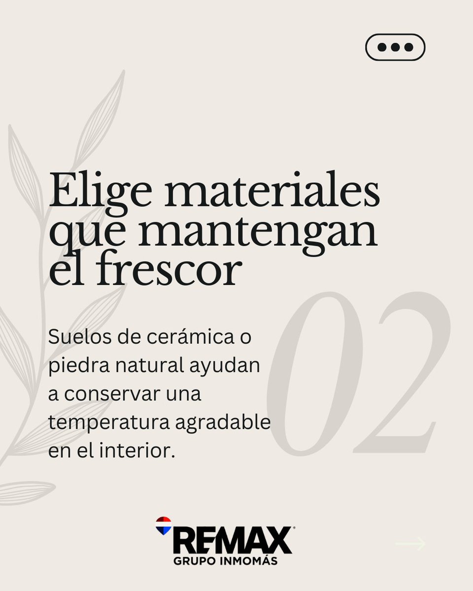 remaxinmomas's tweet photo. Cómo adaptar tu vivienda al clima del Levante en España

Vivir en la costa mediterránea tiene muchas ventajas: más de 300 días de sol al año, inviernos suaves y veranos llenos de vida al aire libre. Pero es importante que tu vivienda esté preparada para estas condiciones. https://t.co/lu87mtoFth