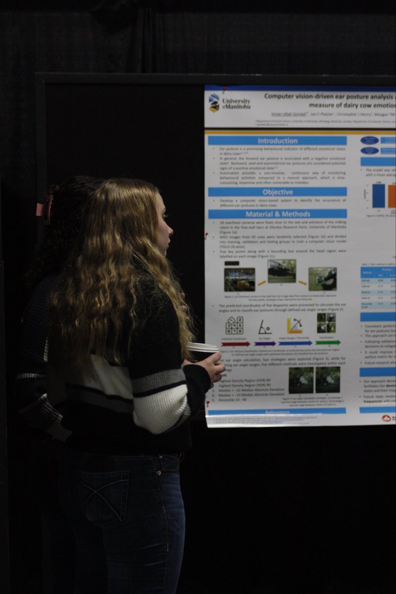 WCDS_Dairy's tweet photo. We are excited to welcome students from universities and colleges across Canada! 

Make sure to check out the poster competition and vote for your favourite using Slido!

QR codes can be found around the posters to join the Slido if you haven’t already. https://t.co/DZJ2Mr0gS8