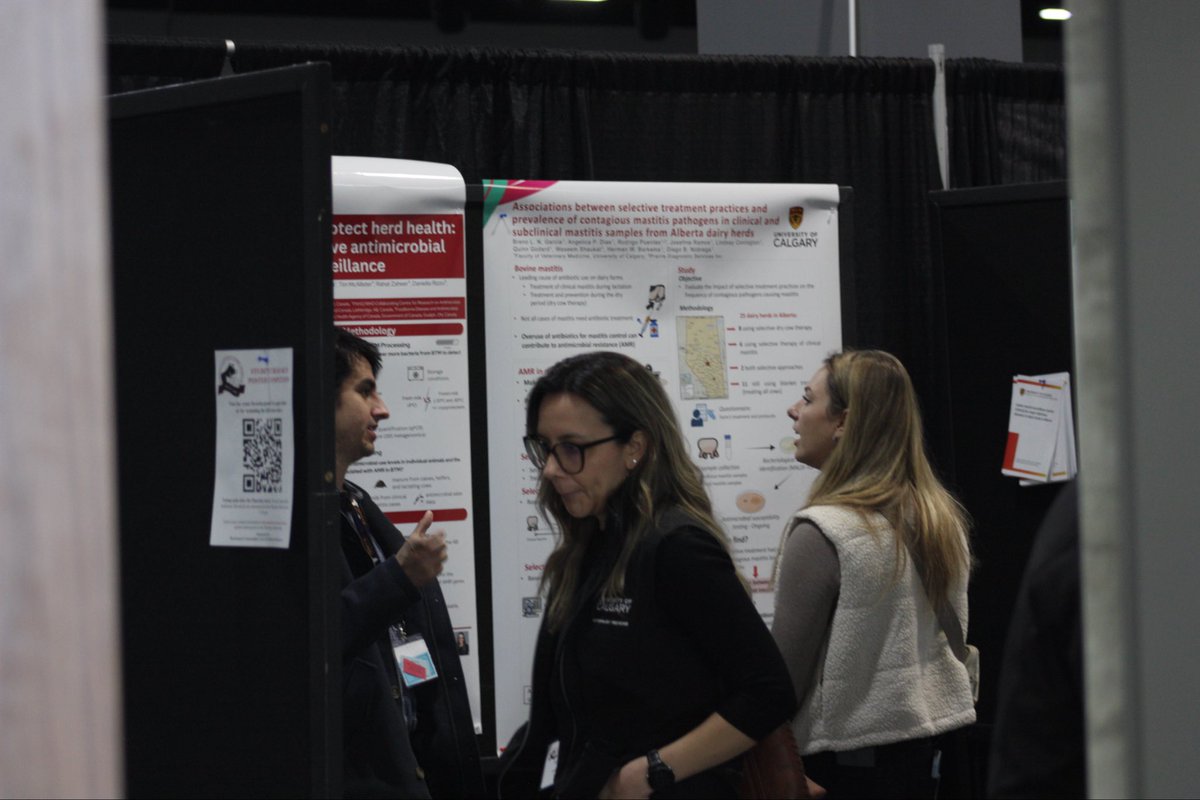 WCDS_Dairy's tweet photo. We are excited to welcome students from universities and colleges across Canada! 

Make sure to check out the poster competition and vote for your favourite using Slido!

QR codes can be found around the posters to join the Slido if you haven’t already. https://t.co/DZJ2Mr0gS8