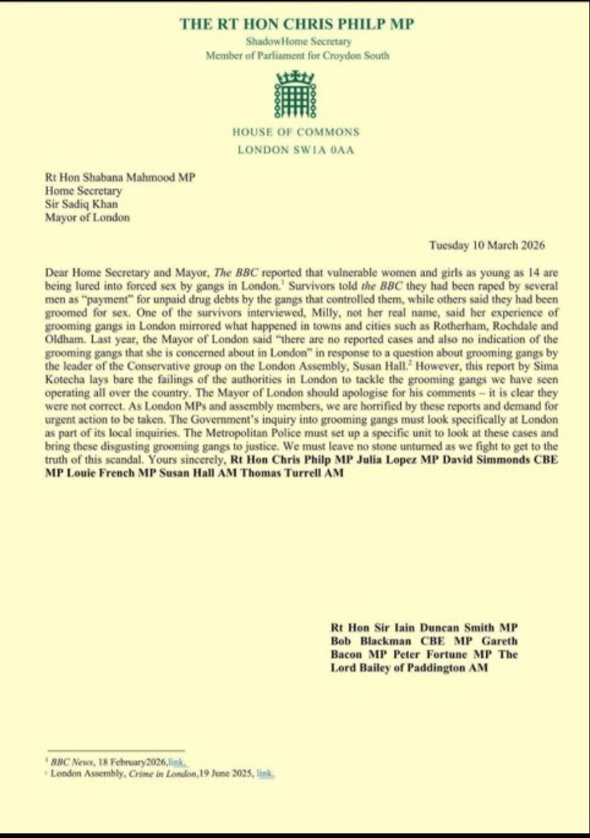 Sadiq Khan is a lying grooming gang apologist.
Resign you disgusting man.