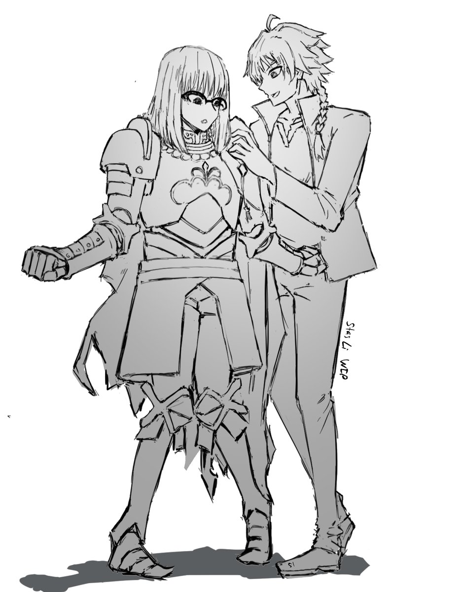 stas_li's tweet photo. Richard x Ayaka WIP

#strangefake https://t.co/Dno78vXmYK