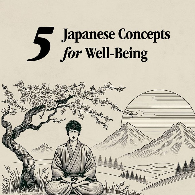 5 Japanese Concepts for Well-Being:

- Thread -
