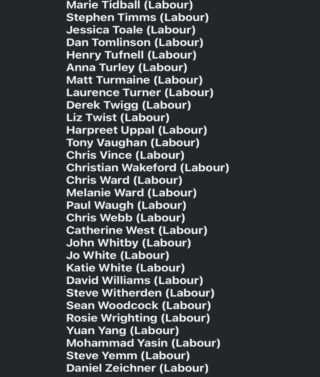 These are the 304 MPs who voted to end the right to jury trials.
All of them are Labour. ⬇️