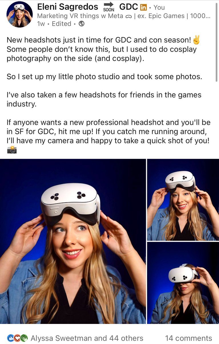 Eleni Sagredos ➡️ GDC tweet media