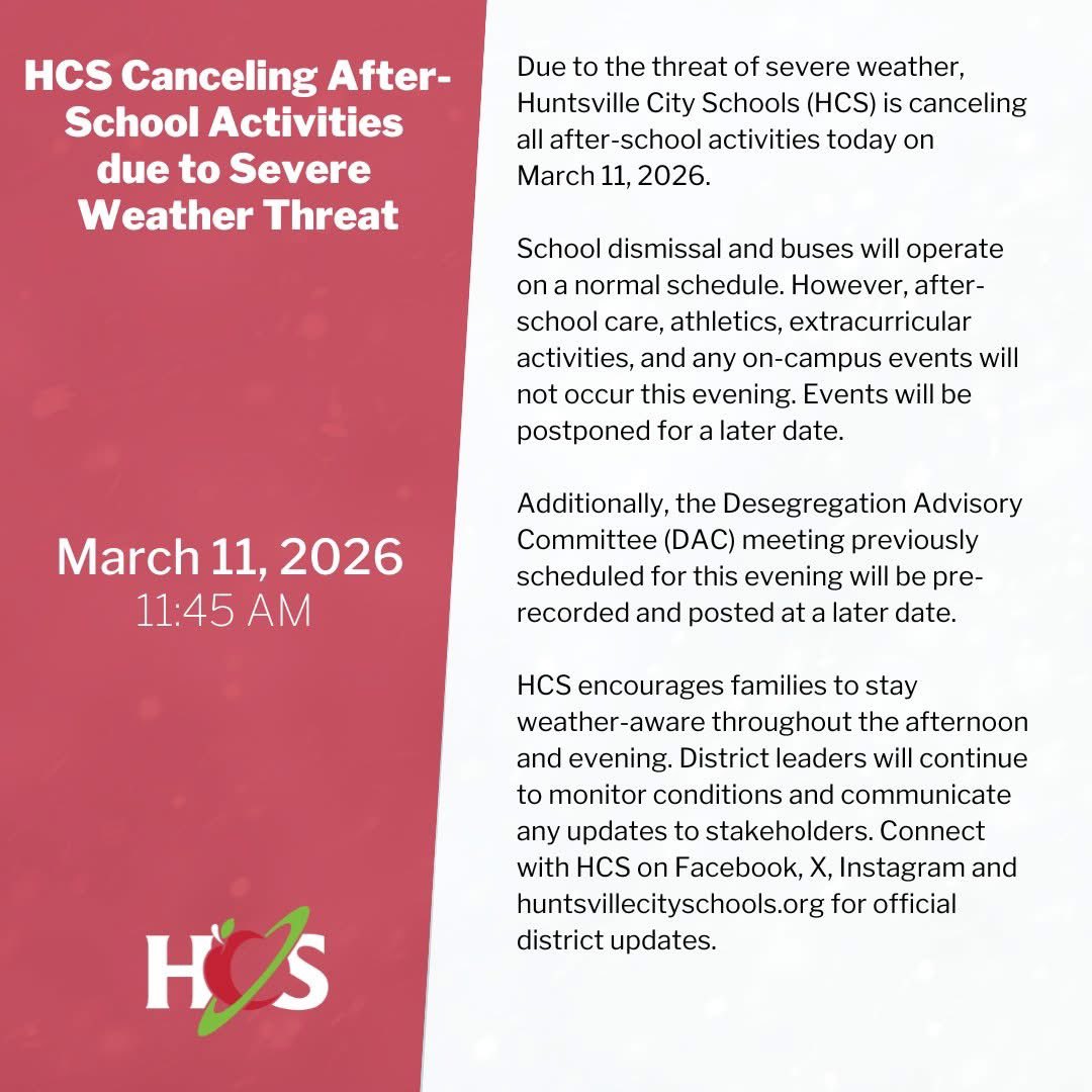 Huntsville City Schools tweet media