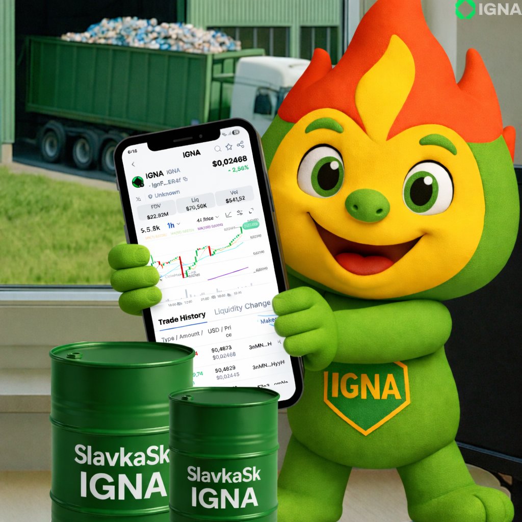 IGNA Buddy is smiling for a reason. 😊
Real #digitalassets are backed by real production.
When value is created in the real world, the digital asset grows with it.
That’s the power behind IGNA.
Production → Value → Growth 📈
Curious about #Crypto price dynamics? Read our latest