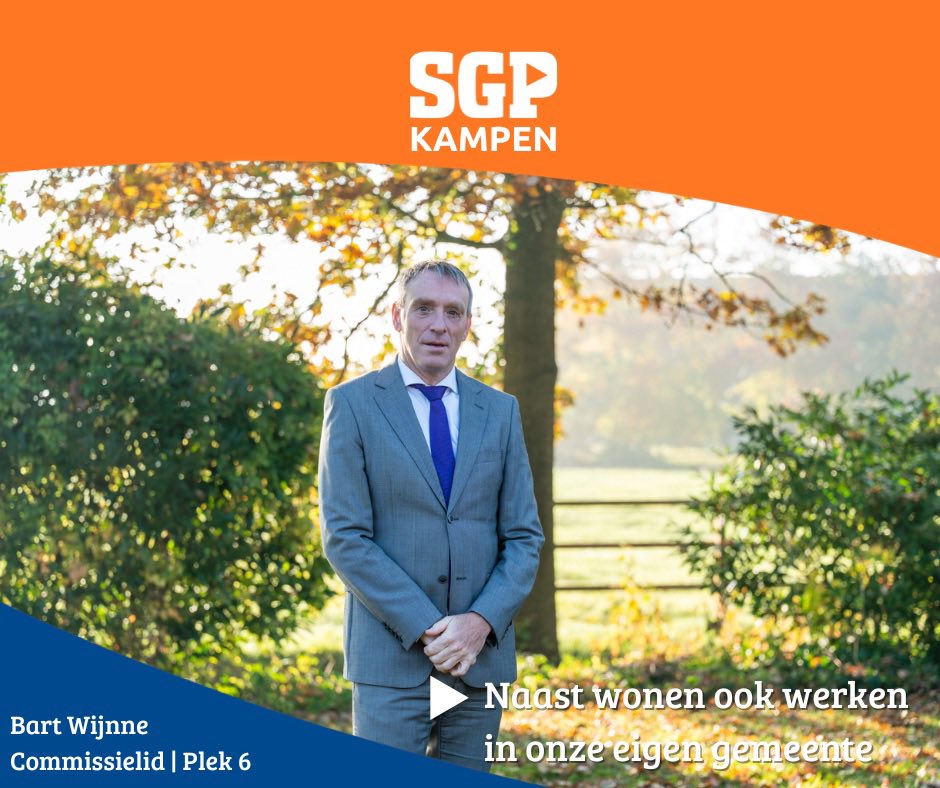 De SGP zet zich in om deze bedrijventerreinen te realiseren, zodat je naast wonen ook kunt werken in je eigen gemeente. De SGP wil zo snel mogelijk de spreekwoordelijke schop in de grond.