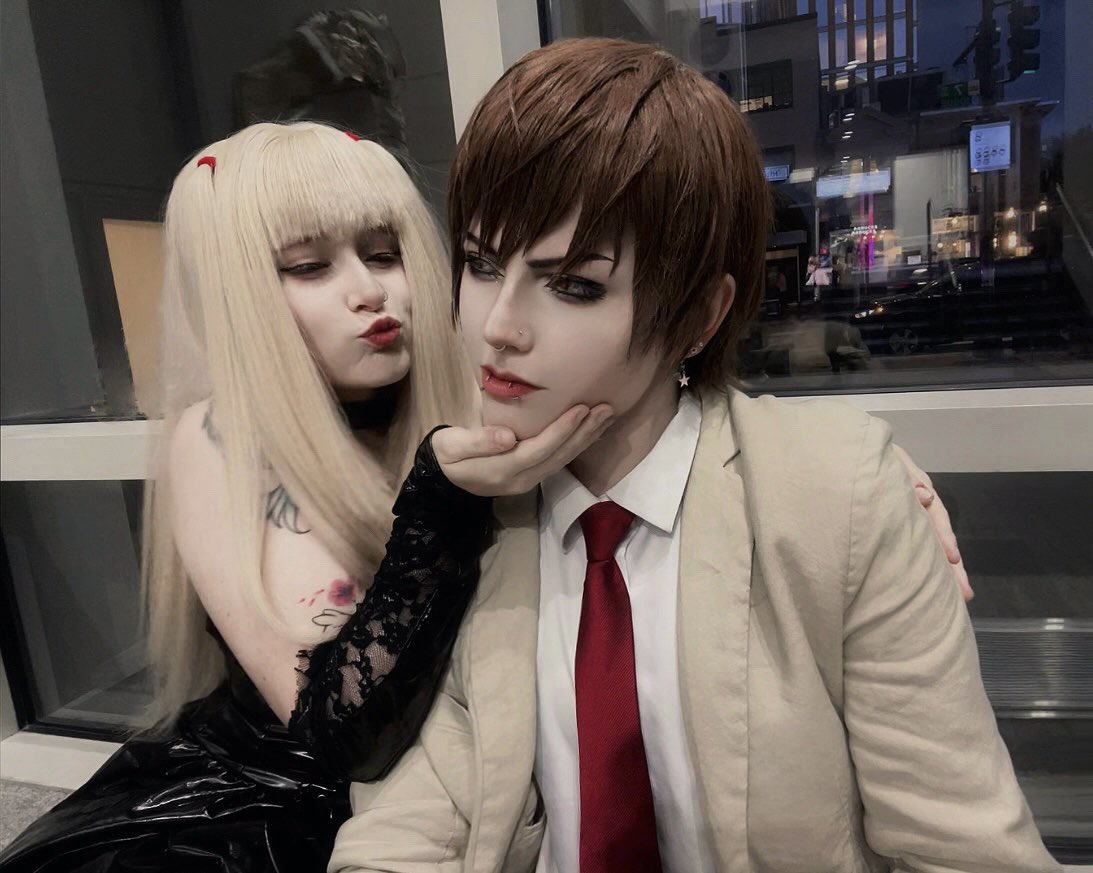 princvtz's tweet photo. Light &amp; Misa cosplay 🩷

— #dntwt #deathnote #costwt #cosplaytwt #anitwt https://t.co/TWHO1c7XSg